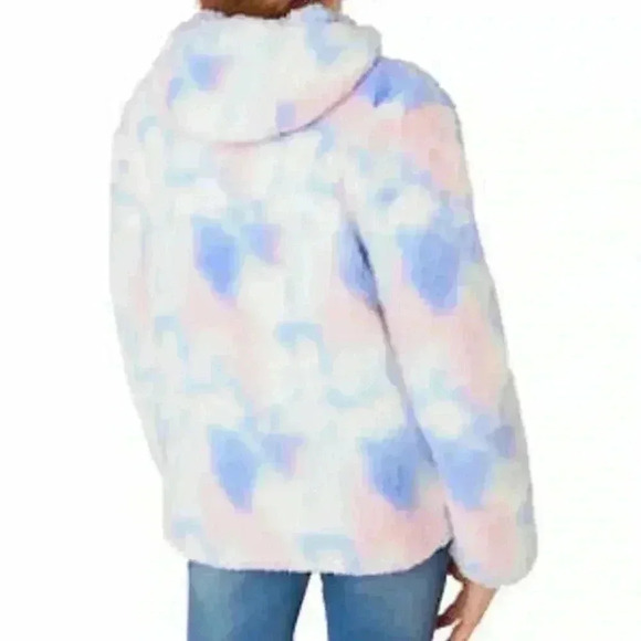 Eddie Bauer Girls Tie Dye Print Fleece Jacket - Picture 2 of 7